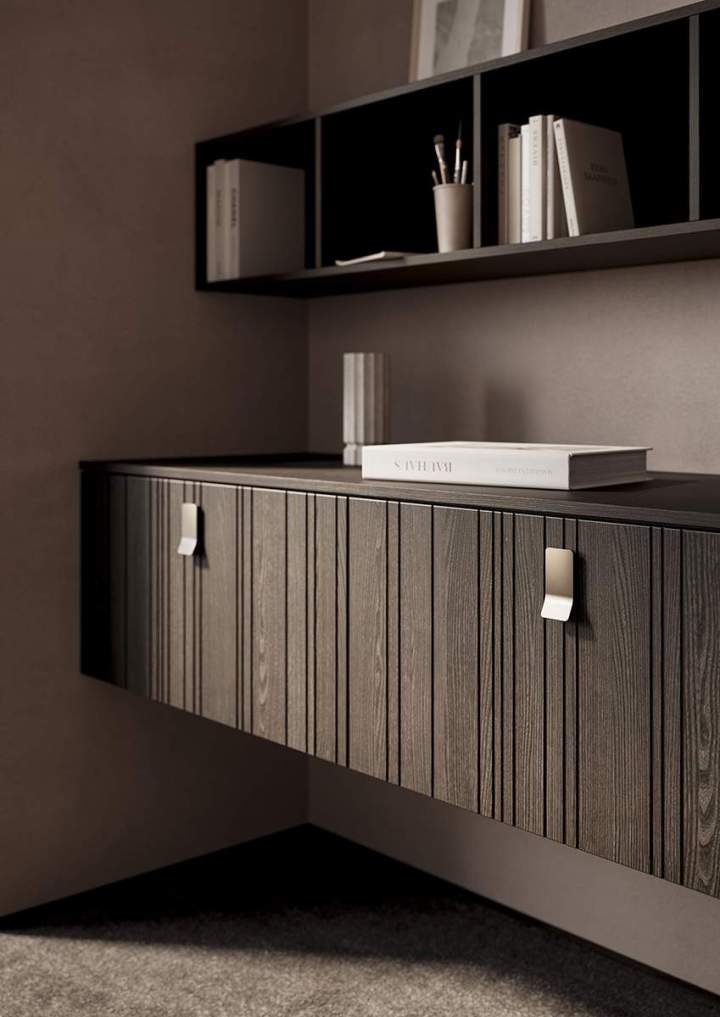 Agencement intérieur optimisé avec des meubles sur mesure